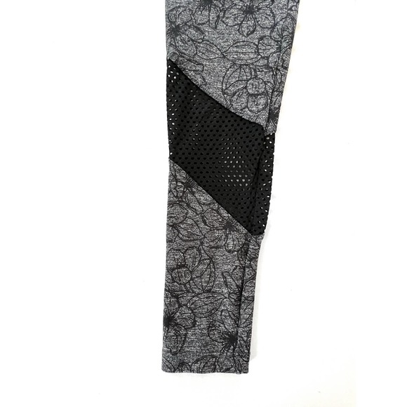Lorna Jane Sophia Core Floral Print Leggings Gray/Black Size S - Picture 4 of 7